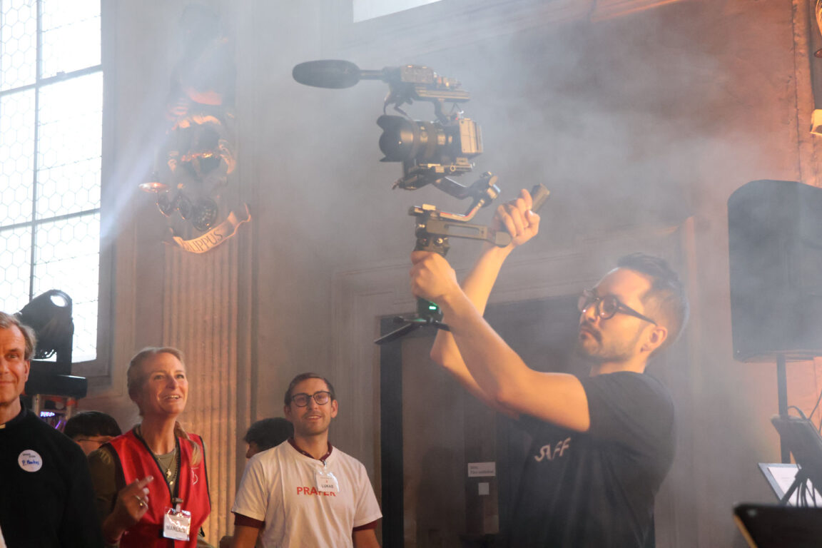 Clemens Juranek, MA beim Filmen